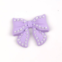 Breloques en résine DIY avec strass pour Crocs, pinces à cheveux, accessoires de coque de téléphone, vente en gros, artisanat 3D à dos plat