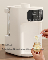Nouvelle conception d'appareil électronique ménager, chauffe-eau pour boissons, thé, lait, préparation pour bébés, bouilloire électrique intelligente en verre pour bébés