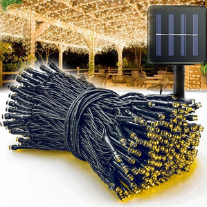 Lumière féérique solaire LED en PVC imperméable pour extérieur, décoration de jardin, lumière à piquet en forme de cerisier, de pêcher, pour Noël, mariage, fête - Product Image 2