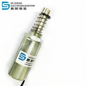 Solenoid Tubular Langkah Panjang DS2551 12v <span class=keywords><strong>24v</strong></span> DC Elektromagnet Dorong-Tarik Linear Kecil untuk Mainan Elektronik - Product Image 5