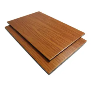 内外墙覆层夹芯板木质图案成品ACP ACM WPC铝复合板薄膜层板