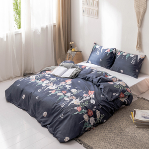 Juego de Ropa de <span class=keywords><strong>Cama</strong></span> de Lujo 4 en <span class=keywords><strong>1</strong></span> de Nantong Home Textile, Diseño de Marca Reconocida, Tamaño Queen/King, Edredón, Fundas de Almohada y Sábanas - Product Image 5