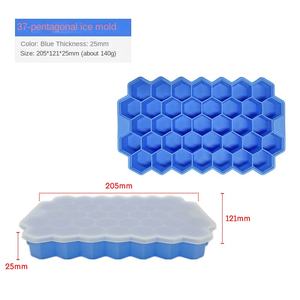 Moule à bloc de glace créatif en nid d'abeille en silicone pour démoulage facile pour la petite <span class=keywords><strong>sorbetière</strong></span> d'<span class=keywords><strong>Amazon</strong></span> Explosions - Product Image 2