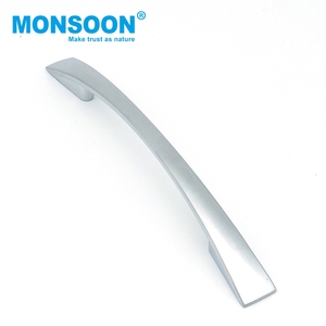Modern Fancy Furniture Kitchen Cabinet Handles Drawer <b>Pulls</b> Bridge Shape Double Hole Zinc Alloy Cabinet <b>Pulls</b> Handles - Product Image 1