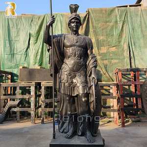 Statue <span class=keywords><strong>de</strong></span> guerrier en bronze <span class=keywords><strong>de</strong></span> haute qualité RELONG, sculpture <span class=keywords><strong>de</strong></span> style européen pour jardin <span class=keywords><strong>de</strong></span> villa en plein air - Product Image 3