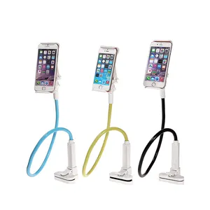 Fashionable color and durable lazy pod with clip mobile phone holder for 9 NiNE for iphone and big clip