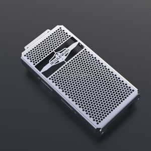 อุปกรณ์เสริมรถจักรยานยนต์หม้อน้ําสําหรับSuzuki Boulevard <span class=keywords><strong>C50</strong></span> M50 VL800 คนเข้าออกC800 ถังน้ําGrilleฝาครอบป้องกันสุทธิ - Product Image 3