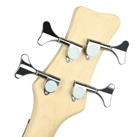 4 String Solid Body Electric Bass Guitar PJ Pickup System Maple Neck for Beginner Daily Practice