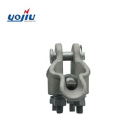 Pince de suspension pour câble en alliage d'aluminium YOJIU XGH, moulée en moule permanent, charge de rupture 40KN, norme IEC, pour accessoires de transport aérien de l'énergie