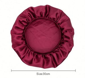 Bonnets de nuit en satin à large bande pour femmes et filles aux cheveux bouclés, couvre-chef pour cheveux naturels - Product Image 3