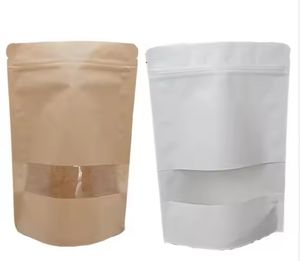 定制牛皮纸袋雪花设计茶蛋糕零食宠物食品包装脆牛轧糖烘焙食品行业 - Product Image 5