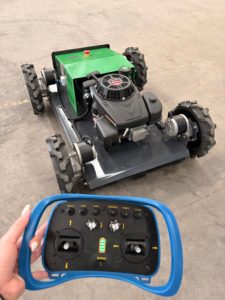 Wheeled Lawn <b>Mower</b> Hot-selling Mini <b>Tracked</b> <b>Remote</b>-<b>controlled</b> Lawnmower, Equipped With Engine and Motor Core Components HD224-55 - Product Image 5