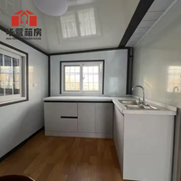 Casa Contenedor Plegable de Lujo Móvil, Villa Prefabricada Expandible de 20 y 40 Pies, Panel Sándwich, Moderna, Minimalista, Impermeable