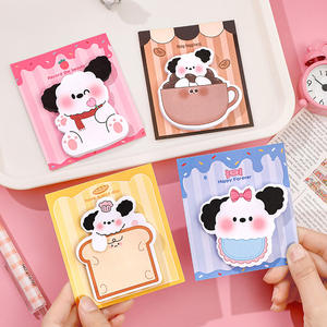 Novedades Notas adhesivas autoadhesivas en forma de perro lindo Papelería Kawaii para estudiantes con mensajes Papeleria Nueva llegada - Product Image 5