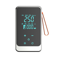 Cross-border Exclusive Wireless Smart Touch-screen Rechargeable Single Cylinder Car Tire Inflator ABS Fast Inflation Lighting