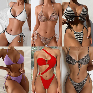 2025 vendita calda costumi da bagno per le donne abbigliamento Stock misto di Sexy bikini giovani ragazze all'ingrosso all'ingrosso costumi da bagno - Product Image 1