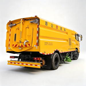 Camion balayeuse aspirateur eau et poussière intégré 15M3, forte puissance d'aspiration, pour le nettoyage et la récupération des sédiments routiers - Product Image 1