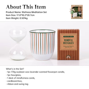 BespritGift, venta al por mayor, vela perfumada Premium Get-Well, artículos de regalo, juego de meditación de bienestar, juegos de autocuidado para regalos personales - Product Image 2