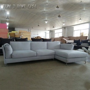 Europa italiano sala de estar esquina L forma de sofá de cuero de alta calidad sofá conjunto - Product Image 3