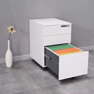 2025 Hot Sale Three Drawer Activity Cabinet Under <b>Desk</b> Side Mobile Storage <b>Small</b> Cabinet - Product Image 5