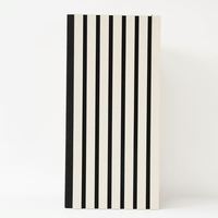Panneaux acoustiques en lattes de bois, insonorisants, panneaux muraux décoratifs avec support en feutre pour salles de réunion et halls d'accueil