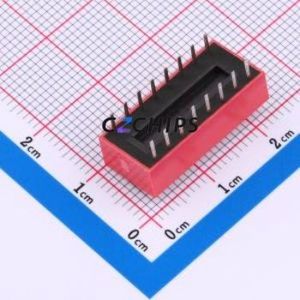 HX 2.54-8P CJPB-H DIP Switch DIP Switch Flat Toggle, Raised Type Single Pole Single Throw 8 PC Pin - Product Image 2