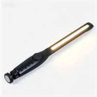 Lampe de travail rechargeable à LED COB avec crochet magnétique, lampe torche USB portable pour atelier et camping en plein air