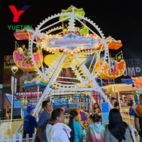 Aire de jeux pour enfants Décoration de Noël éclairée Grande roue à vendre