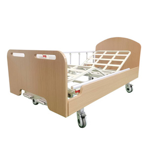 Lit médicalisé en bois massif avec tête et pied de lit, multifonctionnel, fabricant de Guangzhou - Product Image 1