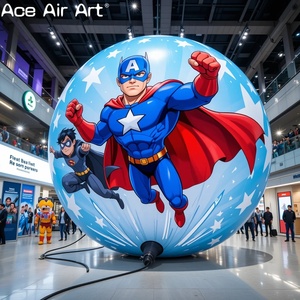 Hombre murciélago inflable al aire libre y superhombre inflable para publicidad y actividades promocionales, globo de superhéroe inflable gigante - Product Image 6