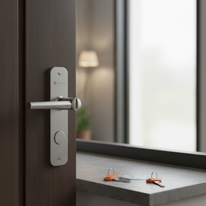 Cilindro Mottura Champions C44 Cil Predisp. Maniglia 60mm con interasse 31-21, finitura satinata, 62mm in ottone, 3 chiavi, materiale acciaio, colore bianco, Italia - Product Image 3
