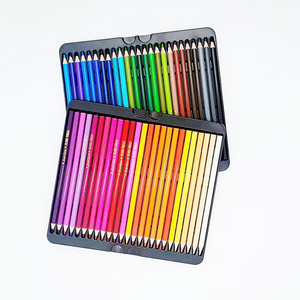 Fournitures d'art Ensemble <span class=keywords><strong>de</strong></span> crayons <span class=keywords><strong>de</strong></span> <span class=keywords><strong>couleur</strong></span> <span class=keywords><strong>Prisma</strong></span> en bois <span class=keywords><strong>de</strong></span> 50 couleurs Ensemble <span class=keywords><strong>de</strong></span> crayons <span class=keywords><strong>de</strong></span> <span class=keywords><strong>couleur</strong></span> Lapices <span class=keywords><strong>De</strong></span> Colores avec logo personnalisé imprimé pour les enfants - Product Image 2
