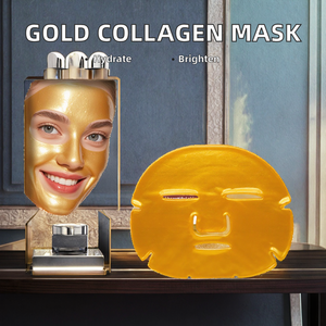 China Skin Care Supplier Hyaluronic Acid Collagen Nano Gold Crystal Collag Face <b>Sheet</b> Travel <b>Size</b> All Skin Types - Product Image 2