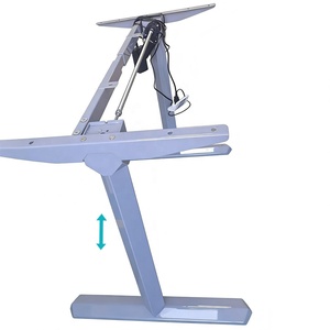 โต๊ะ<span class=keywords><strong>คอม</strong></span>พิวเตอร์โลหะปรับระดับความสูงได้ด้วยมอเตอร์เดียว คุณภาพสูง ปี 2026 สำหรับเล่นเกมและทำงานแบบยืน - Product Image 2