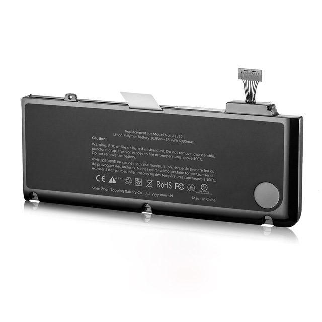 Rechargeable Li-Ion Laptop Battery for MacBook Pro 13 Inch Models A1322 A1278 MC700 MB990 MB991 MC374 Digital Stock