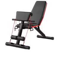 Banc de musculation multifonction pliable et réglable pour exercices de musculation et de fitness