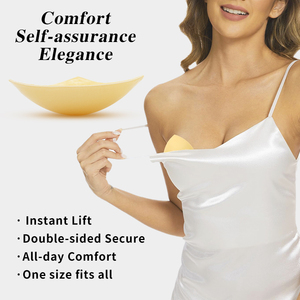 Inserti in Silicone adesivo <span class=keywords><strong>per</strong></span> il <span class=keywords><strong>seno</strong></span> traspirante Push-Up appiccicoso <span class=keywords><strong>coppe</strong></span> reggiseno con costumi da bagno ad alta visibilità Bikini biancheria intima accessori - Product Image 6