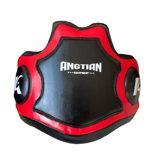 ANGTIAN chine protecteur de <span class=keywords><strong>corps</strong></span> en cuir personnalisé bon marché et protège-poitrine pour boxe muay thai mma arts martiaux - Product Image 2