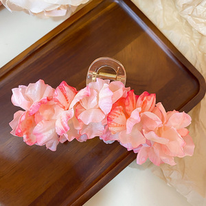 Flower waterfall original hydrangea flower tassel <b>clip</b> 2026 new super fairy ancient style new Chinese style hairpin on the back - Product Image 5