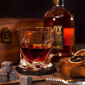 Ensemble de verres à whisky Ensemble de <span class=keywords><strong>2</strong></span> verres à whisky-Bourbon Whisky Stones Coffret cadeau en bois - Product Image 3