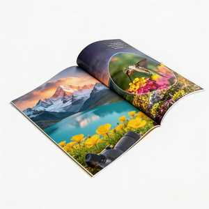 Service d'impression personnalisé <span class=keywords><strong>de</strong></span> livres photo numériques bon marché, livres <span class=keywords><strong>de</strong></span> voyage, magazines illustrés - Product Image 1