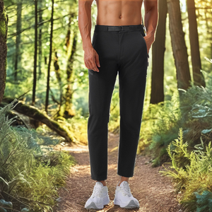 Pantalon de sport d'extérieur pour homme, nouveau printemps, léger, séchage rapide, coupe droite, style décontracté, résistant à l'usure, nylon/coton - Product Image 2