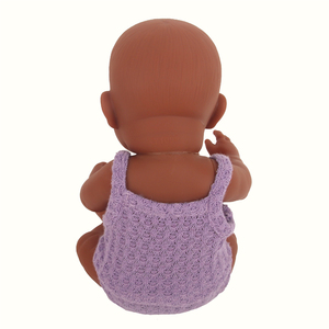 Muñecas <span class=keywords><strong>de</strong></span> Vinilo Suave <span class=keywords><strong>de</strong></span> Fábrica, Extremidades Flexibles, Recién Nacido Desnudo, Silicona, 38 cm, Muñecas Negras - Product Image 6