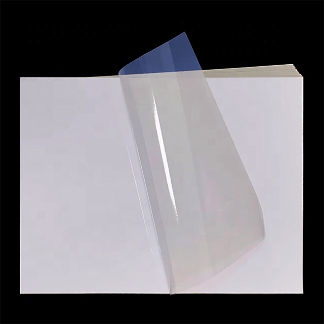 8C Inkjet Transparency PET A4 Sticker Paper Glossy Transparent Die Cut Adhesive-self Vinyl Cut Stickers