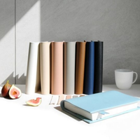 Couverture de journal de voyage élégant en cuir PU planificateur Journal périodiques couverture support pour ordinateur portable