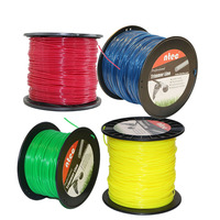 Fil de coupe carré en nylon de 2,5 mm en vrac, haute résistance, pour débroussailleuse