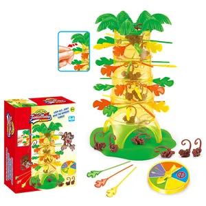 Jogo de tabuleiro interativo, engraçado, macaco, quebra-cabeça, brinquedo educacional, para crianças, venda imperdível