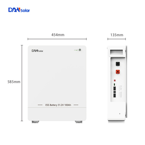 แบตเตอรี่ลิเธียม300ah 200ah 100AH 51.2V พร้อมแบตเตอรี่ BMS ประสิทธิภาพสูงสำหรับระบบพลังงานแสงอาทิตย์ในบ้าน - Product Image 3