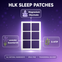 Patchs de sommeil HLK 30 pièces, 8 heures de port, sans médicament, sommeil profond, meilleur sommeil, naturel, hypoallergénique, OEM, ODM, marque privée, logo personnalisé
