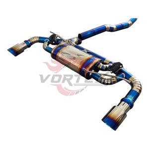 Garniture de pot d'échappement Vortex Titanium Heat-Blue Burned pour M135i F40 XDrive |   Ultra-léger 1,2 mm |   Échappement universel - Product Image 5